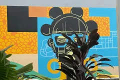 Afrocentric Mural of an African Woman