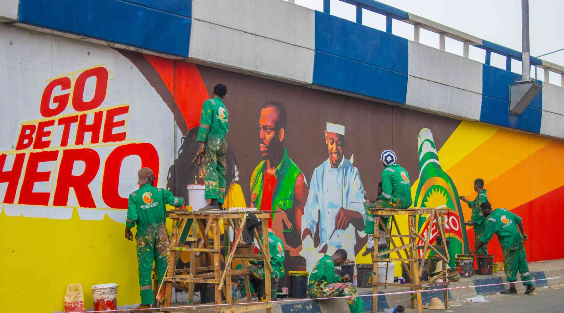 Port Harcourt Flyover Branding By Cedar Creative Art