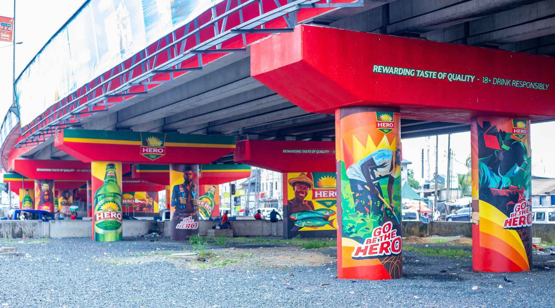 Rumola Flyove Mural By Cedar Creative Art